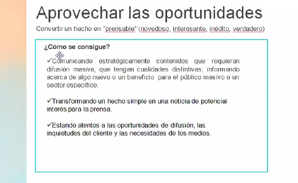mayec3's tweet photo. Cuando hablamos de la #GestiónDePrensa en la #ComunicaciónEstratégica una de las cosas importantes es que la información que enviamos siempre esté dotada de un contenido noticioso, novedoso, interesante, inédito, verdadero y comprobable. @vmartinezpr #Remucorg #dircom #RRPP https://t.co/ivEepNgSir