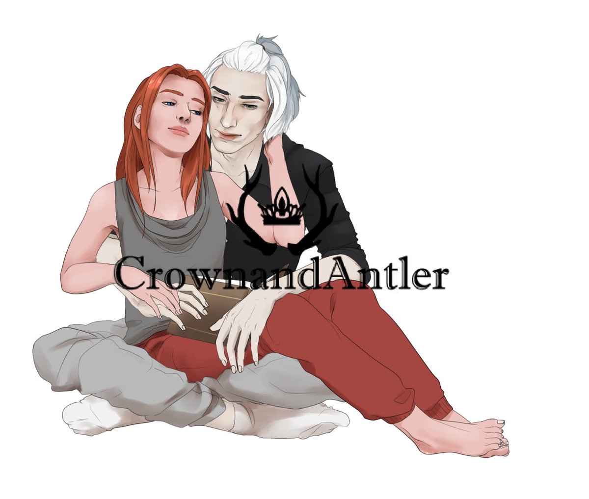 CrownAndAntler's tweet photo. More #DevilMayCry #ych #commissions from Tumblr! Feat #orignalcharacters #v and #vergil #sparda https://t.co/EzgJ4fTvEI