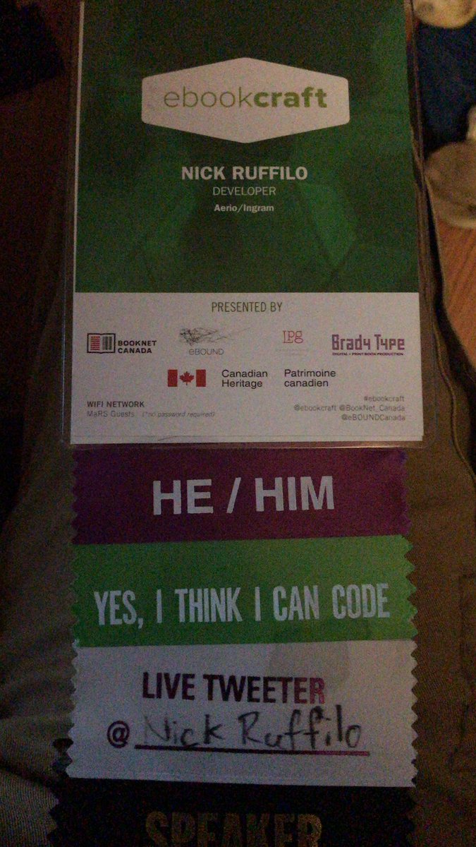 NickRuffilo's tweet photo. A2: for example. Here is my last badge from #ebookcraft #CodeNewbie https://t.co/5OH7Blicxn