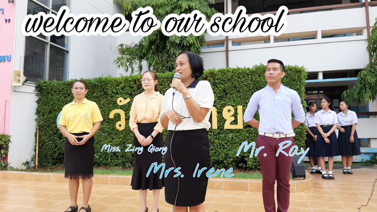 STcouncillor_WR's tweet photo. 🎉Welcome new teachers to our school🎉
Mrs. Irene
Mr. Ray
Miss. Zing Qiong 
We hope you happy to be hear
#WRnews https://t.co/ZU4yxwO25S