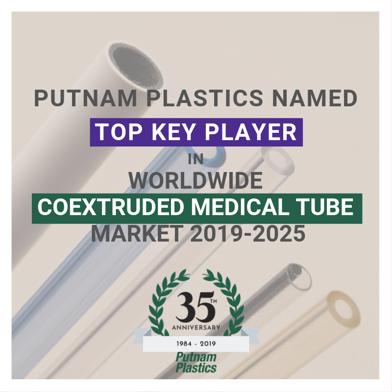PutnamPlastics's tweet photo. Putnam named top key player in the global coextruded medical tube market for 2019-2025 https://t.co/WHFBFXEN8w
#medicaldevice #extrusion #catheter #medicaltube #medicaltubing #meddevice #minimallyinvasive #minimallyinvasivesurgery #customextrusion #coextrusion #coextruded https://t.co/MzVerrbLyl