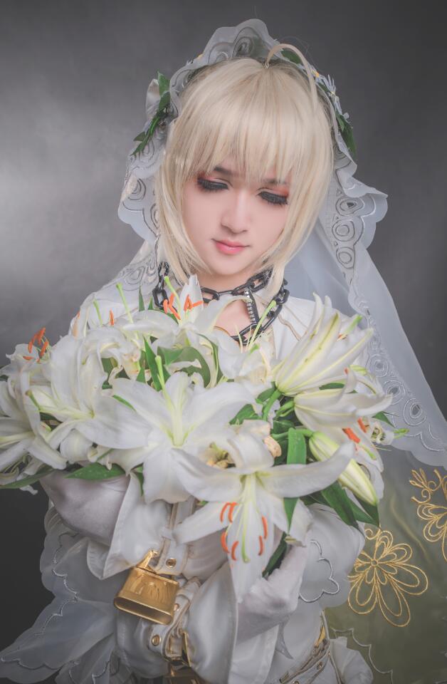 suyangqing's tweet photo. Fate/Grand Order
ネロ・クラウディウス〔ブライド〕

不论疾病 余来照料
不论健康 余来扶持
不论幸福 余来同享
在此起誓永远与余相伴！

#FGOアーケード
#FGOクラスタさんと繋がりたい 
#COS #cosplayer #cosplayphoto #コスプレイヤー #オーバーロード #女装男子 #男の娘 #女装娘 https://t.co/q2RXLux4Jp