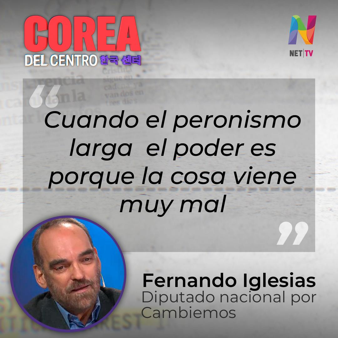 Esta noche en #CoreaDelCentro <a href="/FerIglesias/">Fernando A. Iglesias</a> da su perspectiva sobre los diferentes movimientos políticos en Argentina.  👇 canalnet.tv/page/senal-en-…