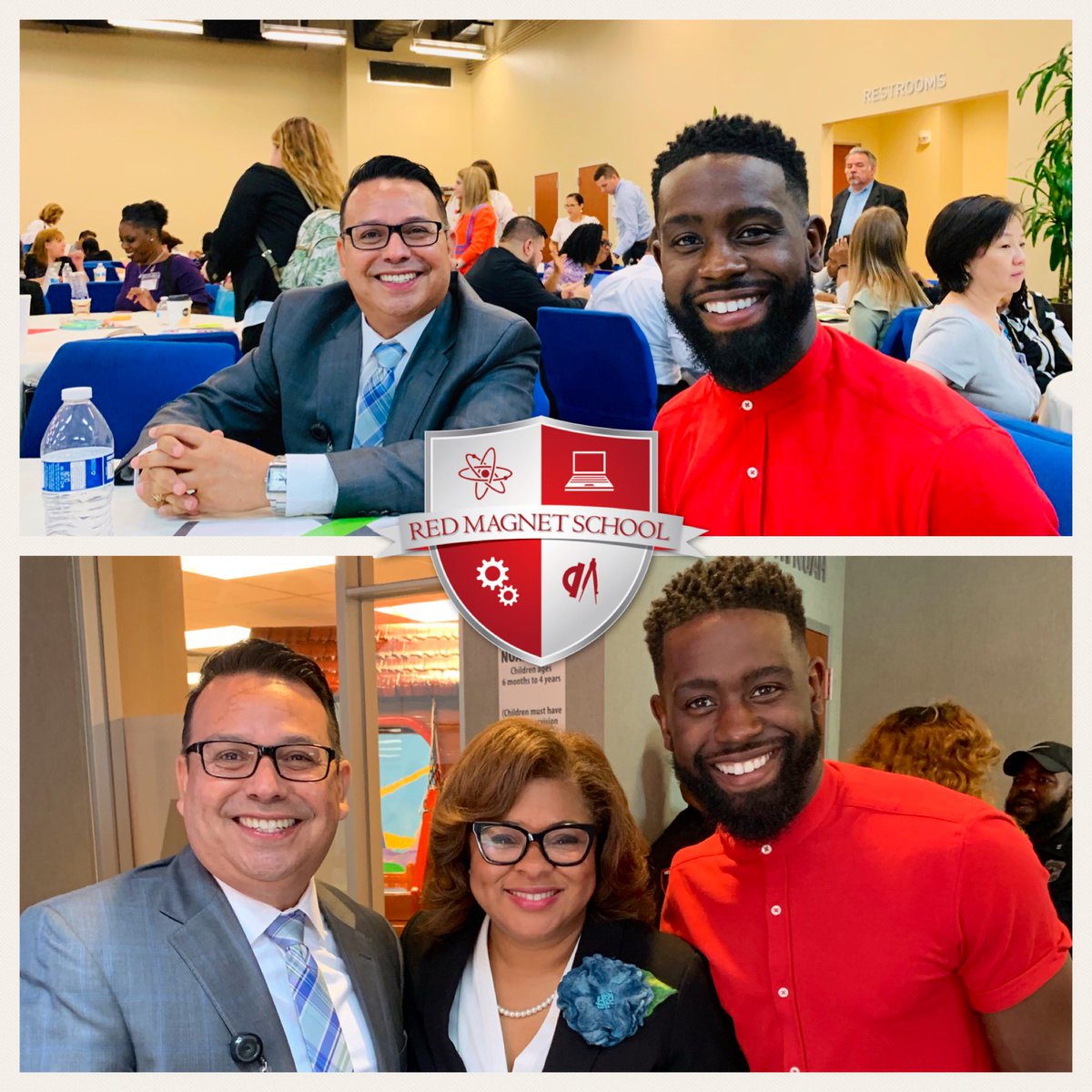 Mr_DDHarris's tweet photo. Next school year I'll be returning to Red ES as an administrator to lead alongside Principal (and my mentor) Mr. Trevino. Also, special shoutout to my first Principal/my champion/current Leadership Development officer Dr. Randle for launching my career in education 5 years ago. https://t.co/hXfA7YCTe9