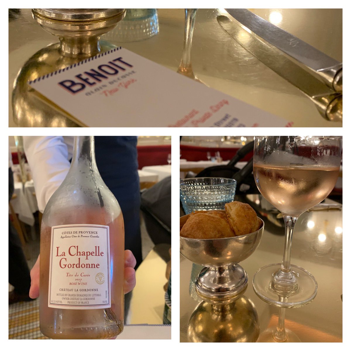 Rose, yes please @benoitny 
#nyc #drinkpink #pinkwine #lachapellegordonne #cotedeprovence #rosemoment #roseallday #rosewine #rosé #summerwater #yeswayrose #brose #winedestinations #roselover #pourthis #winestagram #winewithaview #rosèthisway #newyorkfood #food #newyorkdining