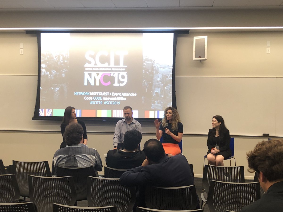 aventureralicia's tweet photo. At small companies, they may not have the resources to build on #blockchain but their banks are using it, so they are touching it. - @AlisaDiCapof @inside_r3 at #SCIT19 #SCIT2019 https://t.co/7JOgVnwml2