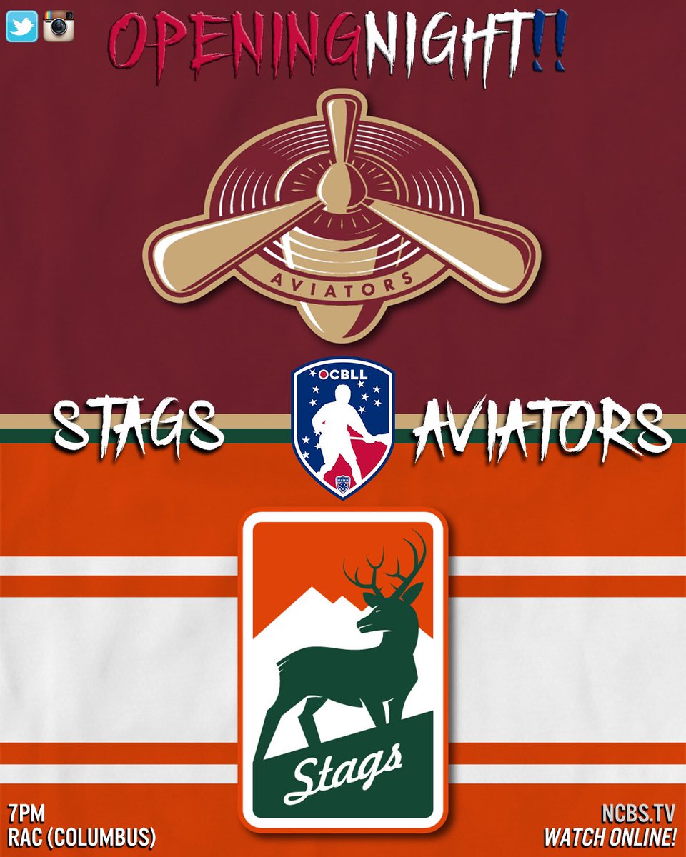 OHCBoxLax's tweet photo. Where it all began, it begins again! Opening Night at @The_ResoluteAC features the #Aviators✈️ and #Stags🦌 to open the year up! #usboxla #ocbll #AviatorsFly #MajesticButMean
✈️ vs🦌
7pm
🔗 https://t.co/iVfX8XjtFp https://t.co/UqEC02eB74