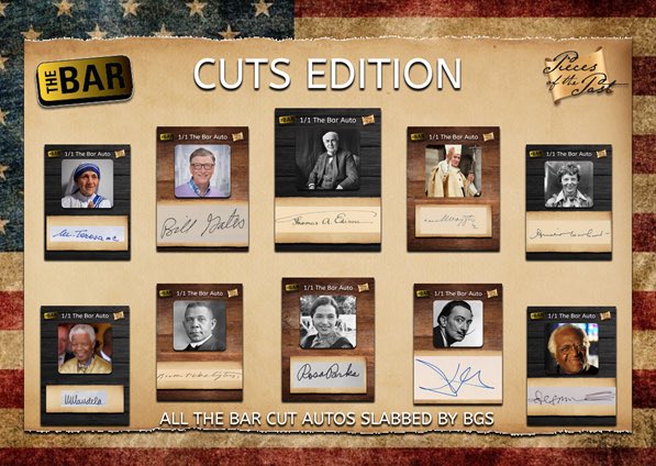SuperBreakBoxes's tweet photo. The Bar Cuts Edition is shipping and live July 2019. Pull the biggest autos in history and sports BGS slabbed. #collectiondefininghits https://t.co/mXsuIkKlHF
