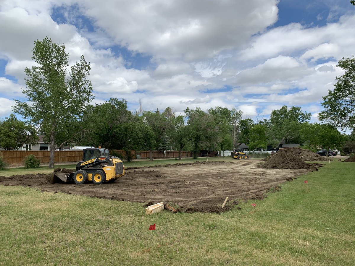 Construction of the Gasper Family Splash Park is OFFICIALLY underway!