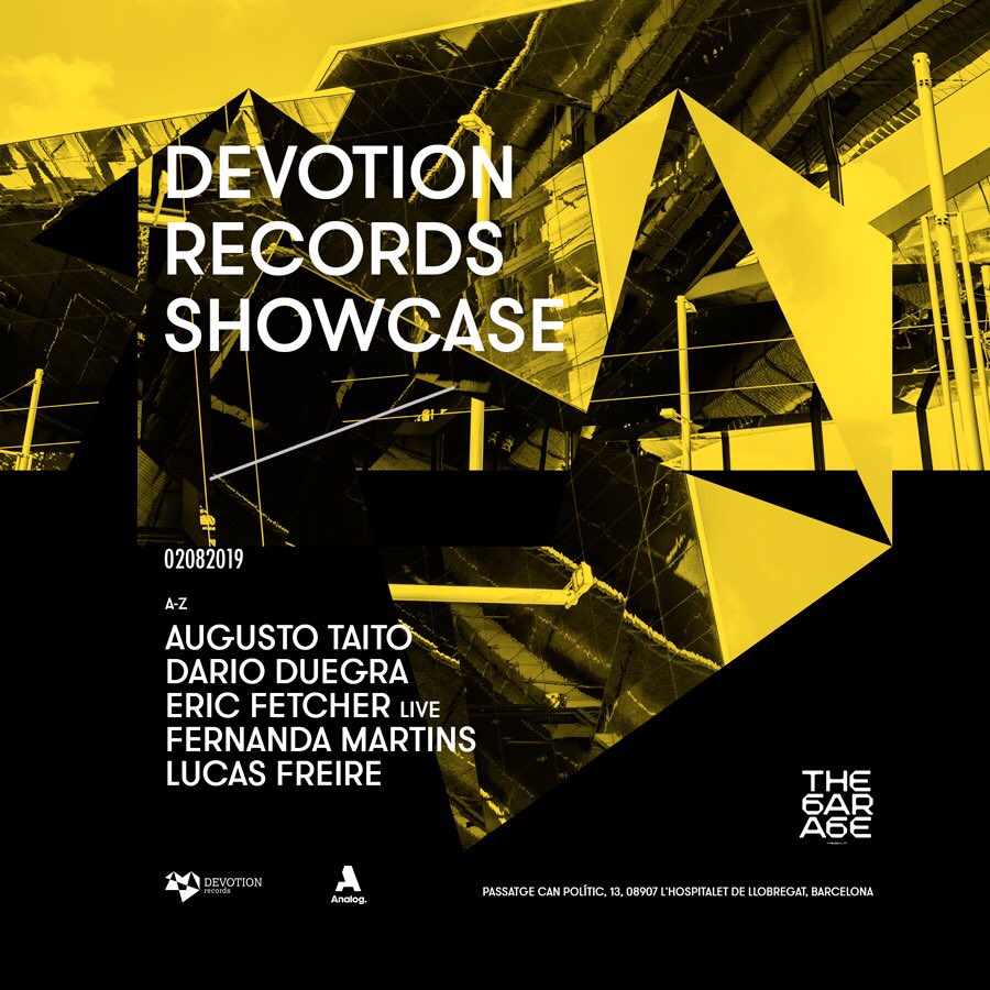 DevotionRecs's tweet photo. Don´t miss our #DevotionRecordsShowcase at @TheBassValley: 02/08/2019 
➡️Tickets: https://t.co/860iASbYtr 
@DjFerMartins @djlucasfreire  #AugustoTaito #EricFetcher #DarioDuegra 
https://t.co/0LXVLle7lT
#techno #devotionrecords #technoparty https://t.co/7dKhzA0tHf