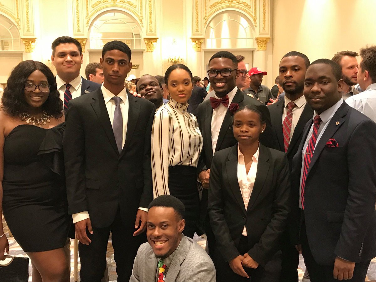 BCFPresident's tweet photo. Trump Hotel In DC provided perfect backdrop to celebrate the launch of President @realDonaldTrump 2020 kickoff rally. Black conservatives are ready to work to Keep America Great! #LeadRight #TrumpPence2020 #WatchParty #KeepAmericaGreat https://t.co/PhOiiLeNo9