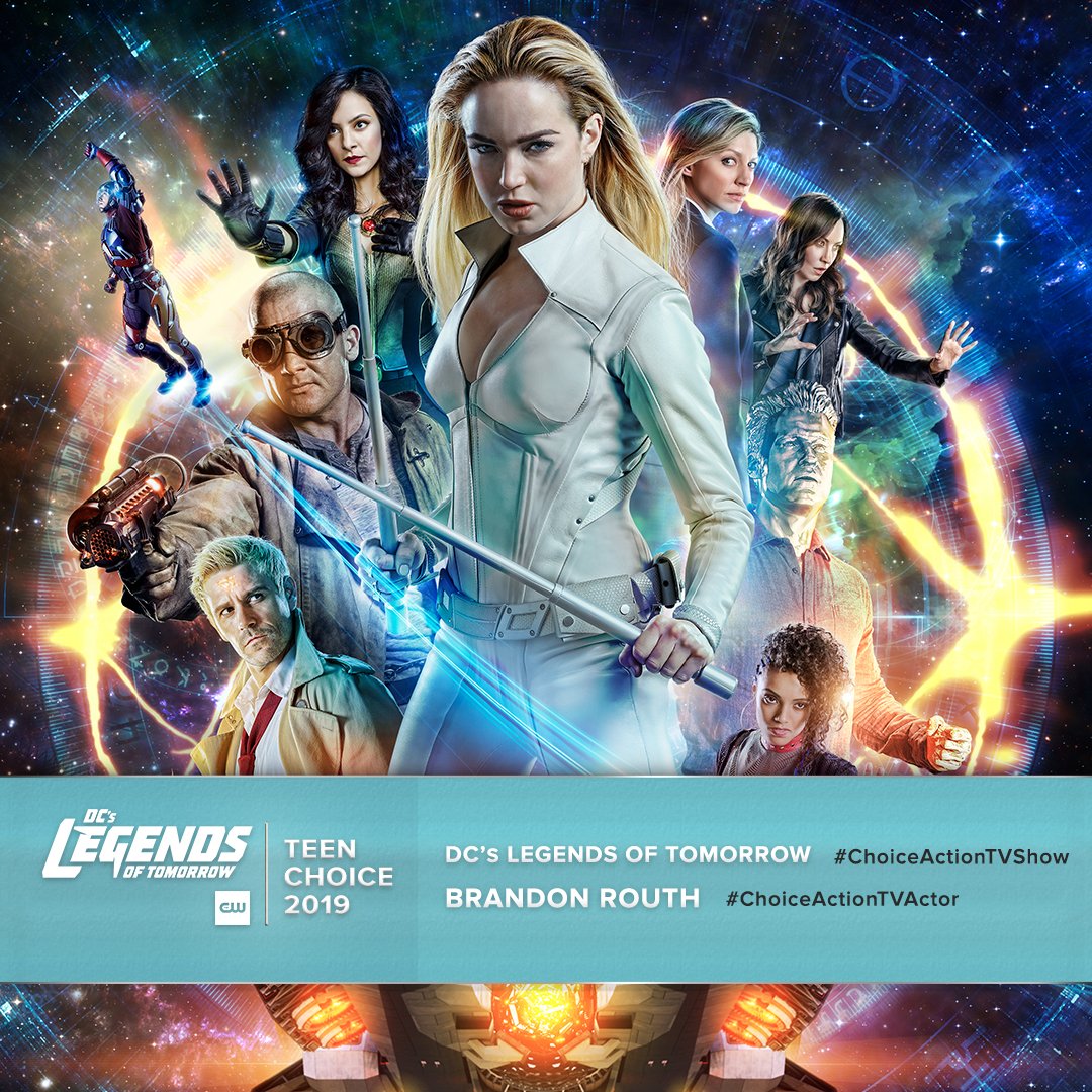 Vote for all their #TeenChoice nominations!
<a href="/TheCW_Legends/">DC’s Legends of Tomorrow</a> for #ChoiceActionTVShow
<a href="/BrandonJRouth/">Brandon Routh 🇺🇦</a> for 
#ChoiceActionTVActor