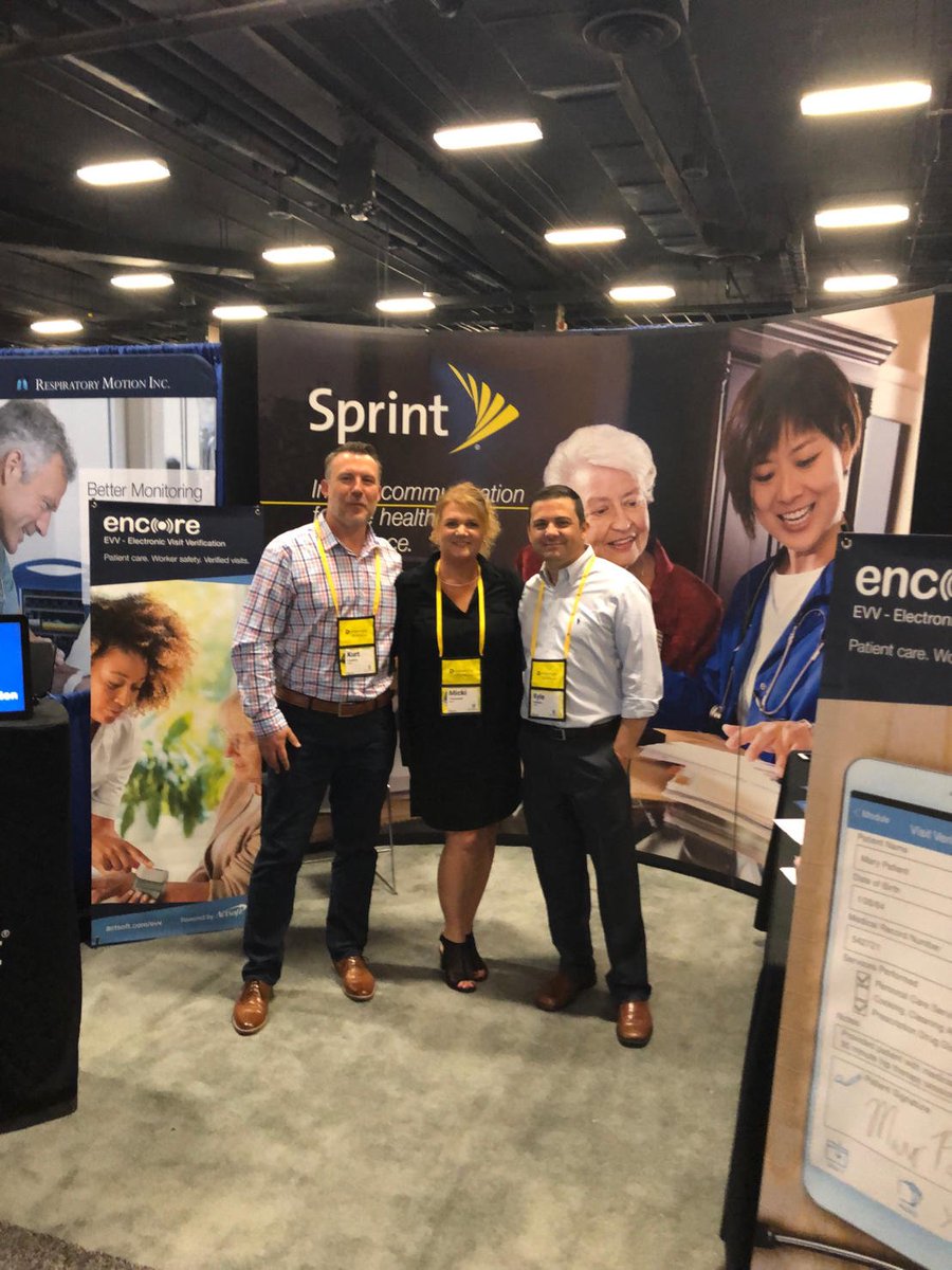 kurtfriedlein's tweet photo. We’re at #breakthroughs19 at Booth 904 with our awesome partner @sprint @sprintbusiness showcasing the latest in #mrm solutions supporting #evv. Stop by to say hi! #healthcaretech #healthcare #healthinnovation #hipaa #healthcareit #actsoft #breakthroughs2019 #hhc
#hme @premier https://t.co/HSLUr1HlHE