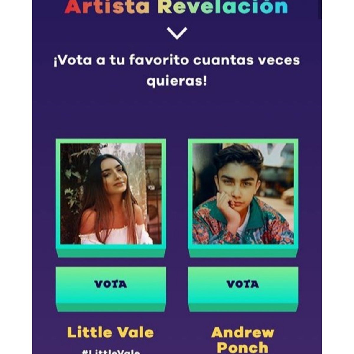 ๐ฅ๐ช๐ต๐ฎ๐ท๐ฝ๐ฒ๐ท๐ช. (@liitlevale) on Twitter photo ยกNo lo puedo creer! Es mi primera nominaciรณn en los #kidschoiceawards2019 como "artista revelaciรณn", es como un sueรฑo ๐ฑ NO PUEDO DE LA EMOCIรN! Todo esto es gracias a ustedes porque siempre han estado ahรญ para mรญ! GRACIAS INFINITASโจ
Gracias <a href="/Nickelodeon/">Nickelodeon</a> por nominarme.โจ ยกNo lo puedo creer! Es mi primera nominaciรณn en los #kidschoiceawards2019 como "artista revelaciรณn", es como un sueรฑo ๐ฑ NO PUEDO DE LA EMOCIรN! Todo esto es gracias a ustedes porque siempre han estado ahรญ para mรญ! GRACIAS INFINITASโจ
Gracias <a href="/Nickelodeon/">Nickelodeon</a> por nominarme.โจ