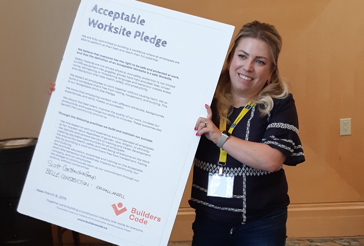 thisisBCCA's tweet photo. Thank you @CAF_FCA for a great event #swit2019. The BCCA appreciate your hospitality and enjoyed making many important connections in Vancouver this week, including new Builders Code Pledge signatories - Belle Construction and @alabaster_homes  @bcbuilderscode https://t.co/d1RigsHtnJ
