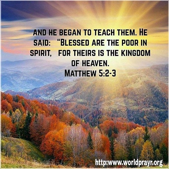 JesusIsNear2's tweet image. #Matthew523 #blessed #spirit #kingdom #heaven #GodisGood #Amen