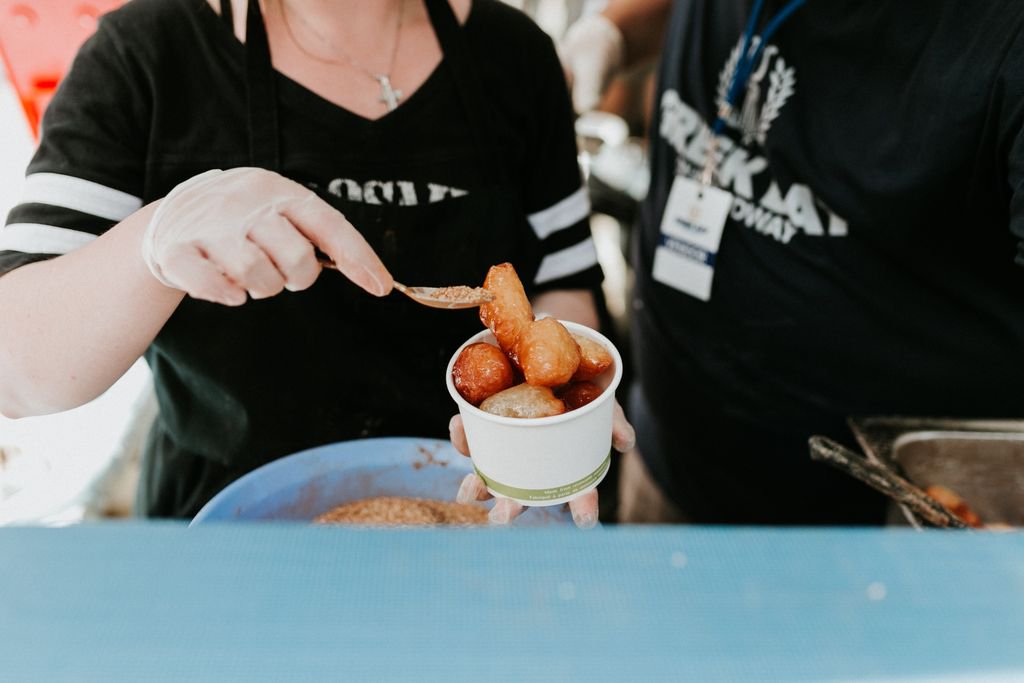 Can anyone name this Greek treat? We'll be dishing out loads of them this Sunday at Greek Day! 
Event details 👉🏻 buff.ly/2XkviHu