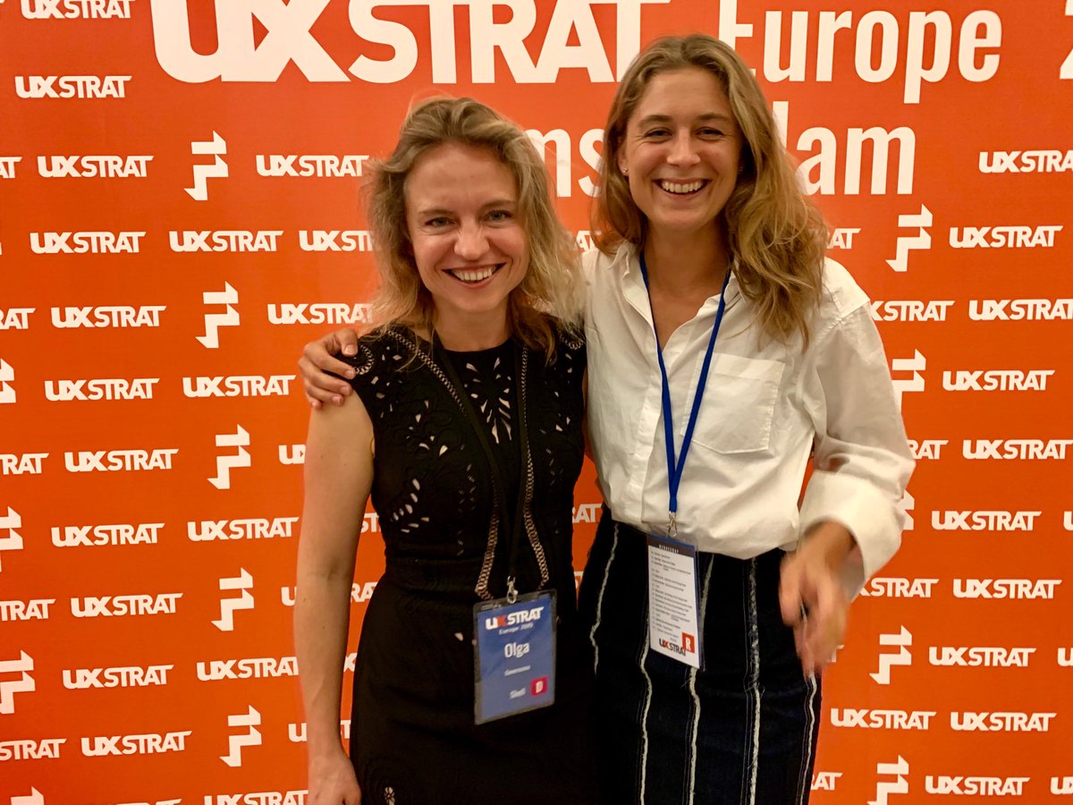 What’s the probability of having 2 Olgas speaking at a conference? Well organised <a href="/paulbryan/">paulbryan</a> #uxstrat