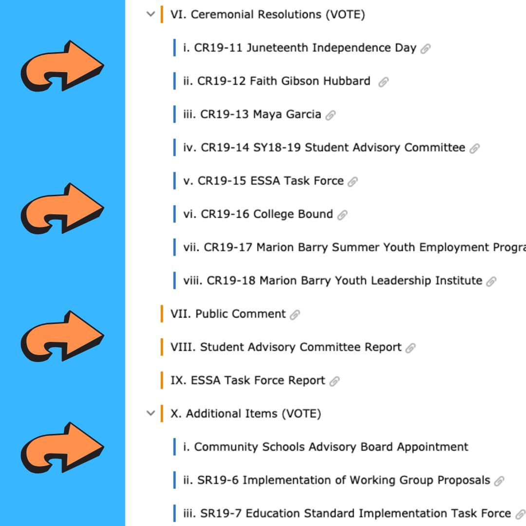 DCSBOE's tweet photo. Read tonight’s testimony and resolutions &amp; take a look at our #ESSATaskForce &amp; Student Advisory Committee Reports ➡️ https://t.co/6WvrAOML3w 

When you click into the documents site, check out each agenda link for the materials. #SBOELive https://t.co/Sn7lo4yOxb