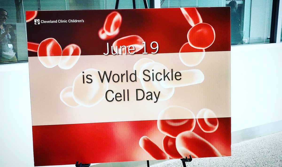 ASCAA_'s tweet photo. Today we hung out at Cleveland Clinic to help spread awareness and education about #sicklecellanemia.
Thanks to everyone who stopped by our table!
#sicklecell #sicklecelldisease #sicklecelltrait #WorldSickleCellDay #CuringSCD #SickleCell https://t.co/kqamAN1kkW