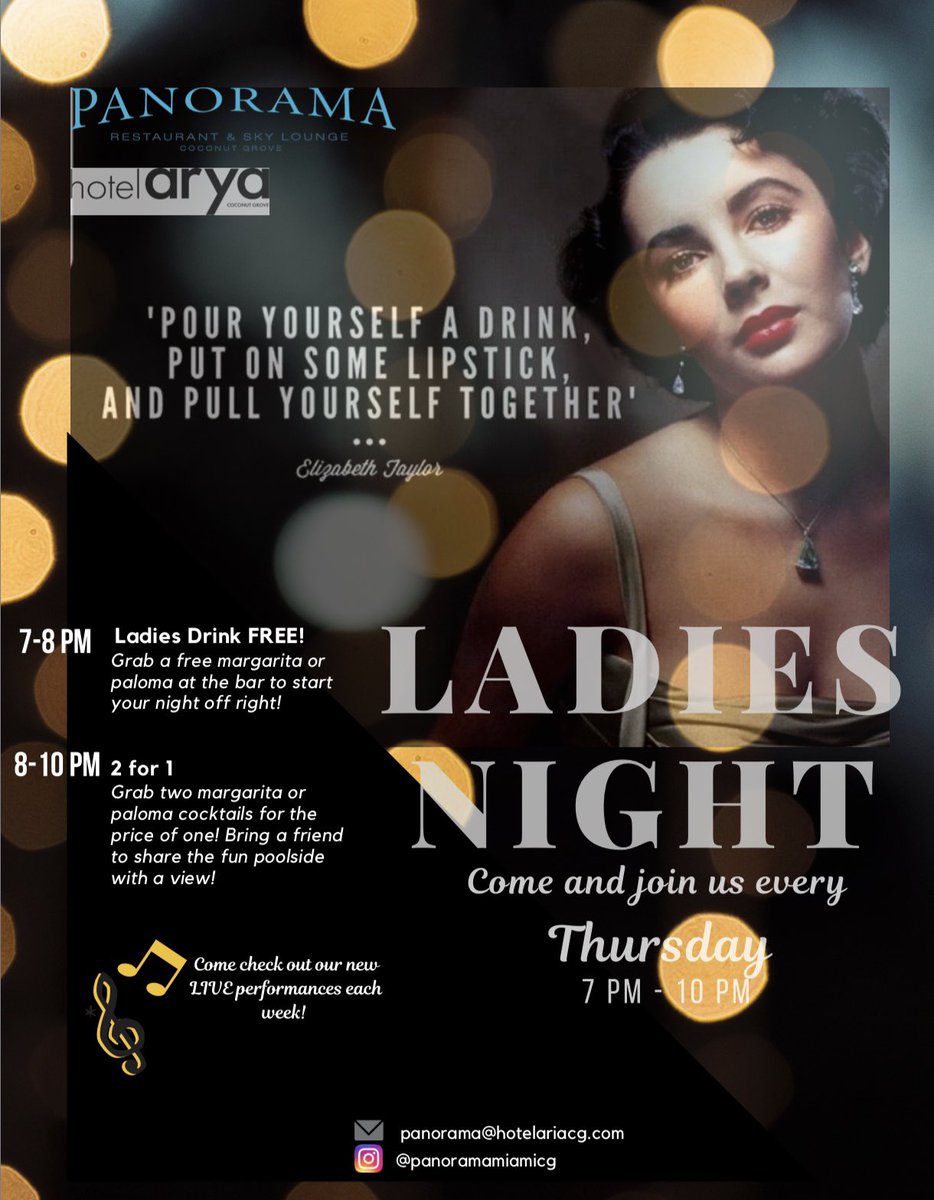 panoramamiamicg's tweet photo. Save the date! June 27 we will kick off our Margarita’s and Paloma’s night! We will be offering these two cocktails to the ladies every Thursday from 7-8pm! Who’s coming? 🍹
#wheretogoinmiami #miamifood #eatmiami #coconutgrove #coconutgroverestaurant #miamihappyhour https://t.co/EOIqqHvev4