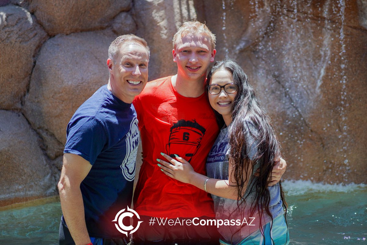 compassazchurch's tweet photo. It was an extra-special Father’s Day for some dads who baptized their kids this past weekend. Congratulations! Let’s welcome Brett Vasek, Dax Christian, and Heather Teubner to our family. #WeAreCompassAZ #baptismsCCC https://t.co/MMce1lh0KP