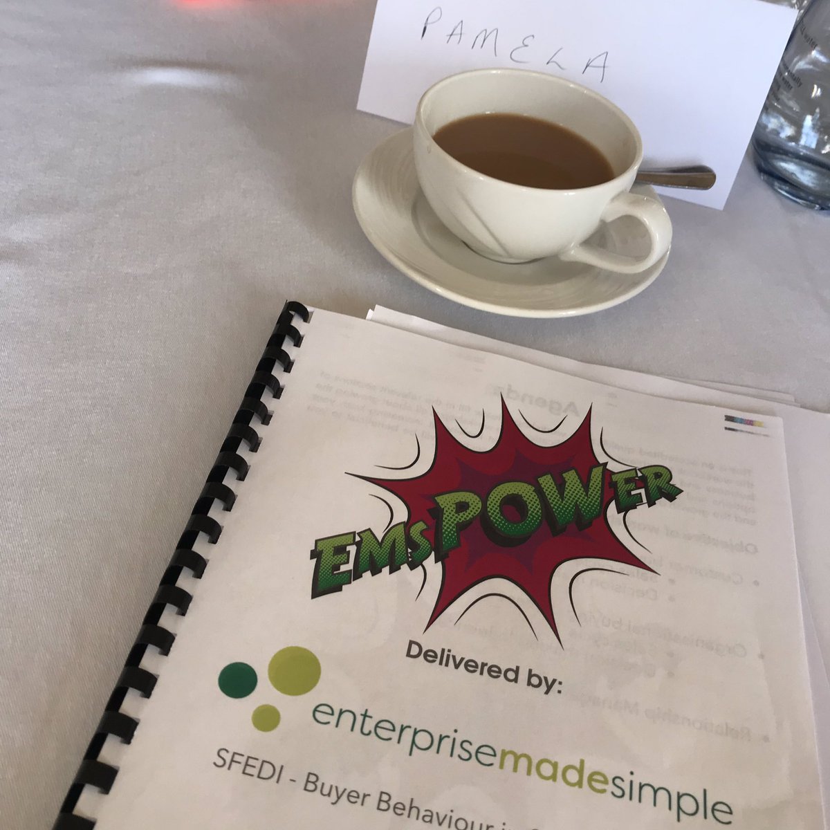 morethanarun's tweet photo. Taking a break from session delivery to work on my business skills #Emspower #SmallBusiness Fully funded 3 day course, highly recommended ππ https://t.co/9KD88cRr0d