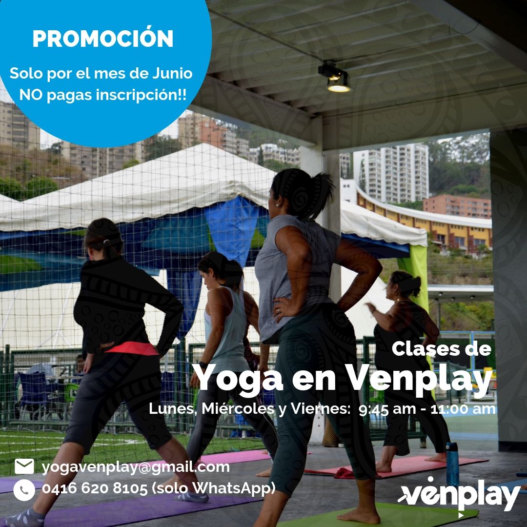 infovenplay's tweet photo. Aprovecha de nuestra promoción solo por el mes de Junio, NO paga inscripción!!

Para información de nuestras clases no dudes en escribirnos al siguiente correo yogavenplay@gmail.com o envíanos un whatsApp al 0416 620 8105.

Unete a nuestras clases de yoga!! https://t.co/HD5nVgaOwV