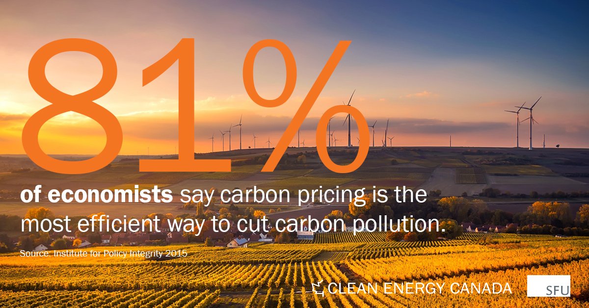 A reminder that the consensus among economists is that #carbonpricingworks. #cdnpoli