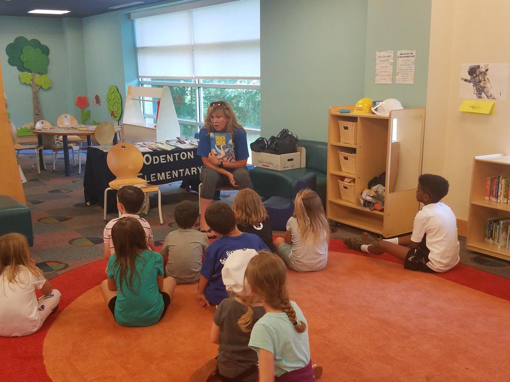 OESReading's tweet image. Kick off to our Wednesday nights at #OdentonLibrary #OESReads! #AACPSERIL