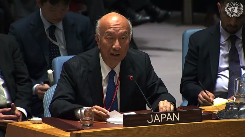 JapanMissionUN's tweet photo. #Japan commends efforts by Afghan Gov't towards realizing peace w/ Taliban, incl. the holding of the Consultative Peace Loya Jirga & ongoing preparations for the #KabulProcess meeting. Dialogue among the Afghan people is fundamental to realizing #sustainablepeace in #Afghanistan. https://t.co/ZAme5Ts65o