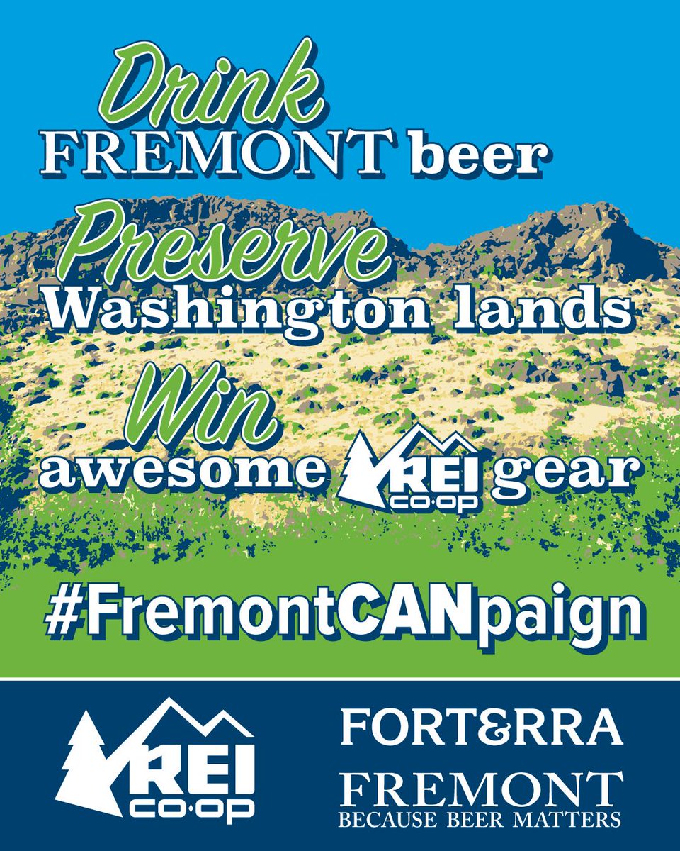 fremontbrewing's tweet image. It’s that time of year again! We’re launching another round of the #FremontCANpaign The challenge, should you choose to accept it (and be 21+) is to capture Fremont cans in scenic, outdoor settings.

Check Instagram for full details: instagram.com/fremontbrewing/
