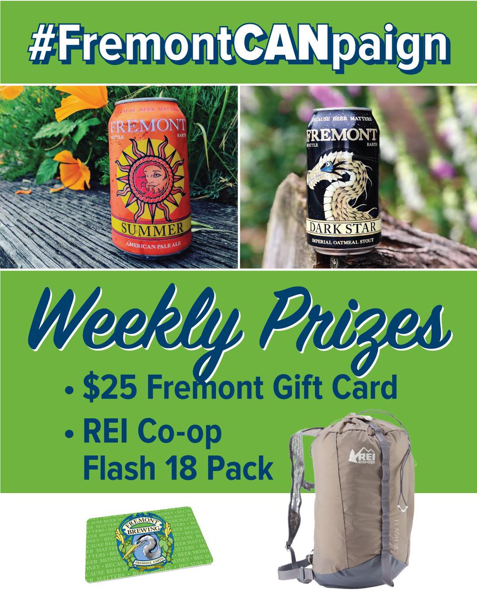 fremontbrewing's tweet image. It’s that time of year again! We’re launching another round of the #FremontCANpaign The challenge, should you choose to accept it (and be 21+) is to capture Fremont cans in scenic, outdoor settings.

Check Instagram for full details: instagram.com/fremontbrewing/