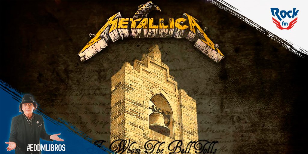 RockFM_ES's tweet photo. Fue la guerra civil española la que inspiró a Hemingway para escribir "Por quien doblan las campanas" y fue el libro por el que @metallica compuso la canción del mismo nombre #EDDMLibros📚 https://t.co/uIq6UGZpd3