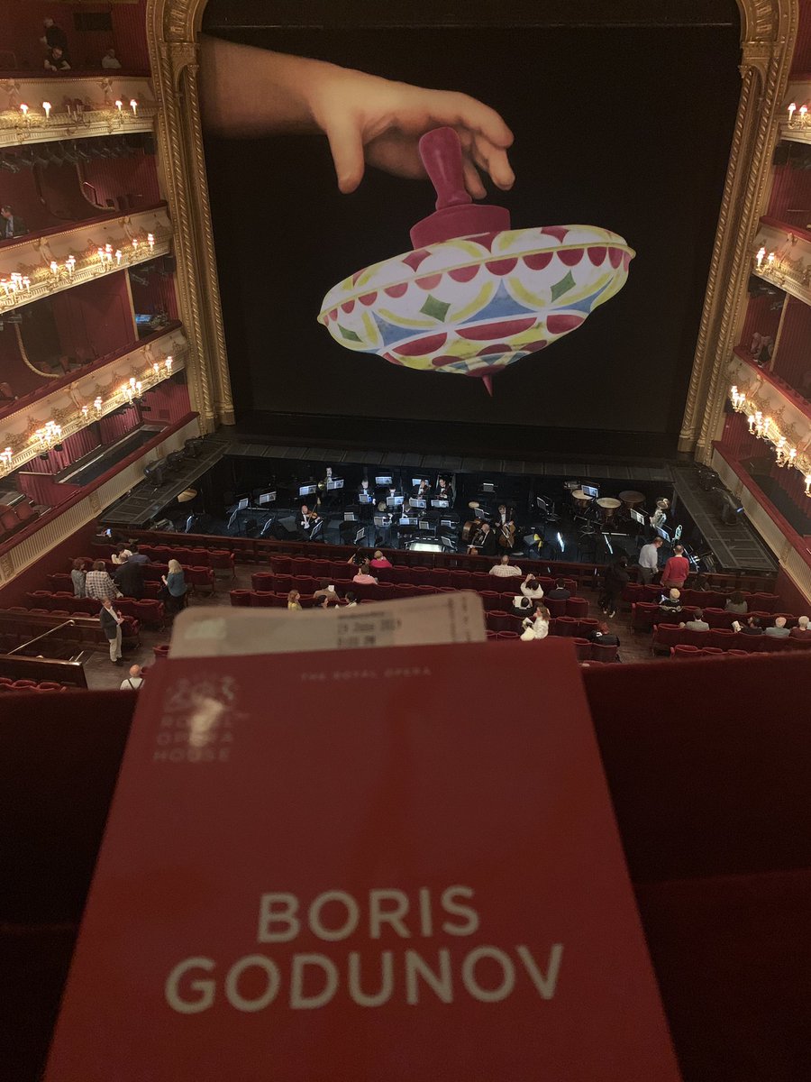 Boris; a flawed despot ushered into power by zealous officials, crowned in a splendid coronation and driven to madness whilst haunted by the consequences of past actions...but enough about the Conservative leadership contest, #ROHBoris was gut-wrenchingly good.