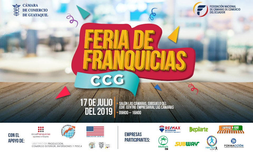 lacamaragye's tweet photo. ¡Haz más negocios! entre franquicias locales, internacionales e inversionistas, y conoce las buenas prácticas para lograr franquicias exitosas. Regístro:
🔽
https://t.co/jSJCBGQLKQ
.@remaxecuador .@depilarteSFPty #ExpressAndGo .@formaccion_ec .@subwayec .@marleyssubs https://t.co/BPSaOoXcTx