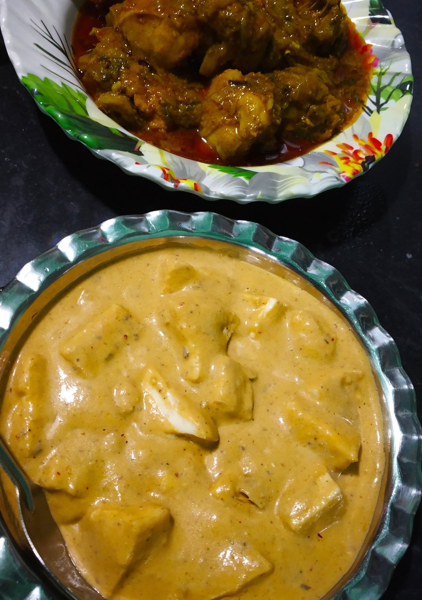 90. Shahi Paneer & Chicken