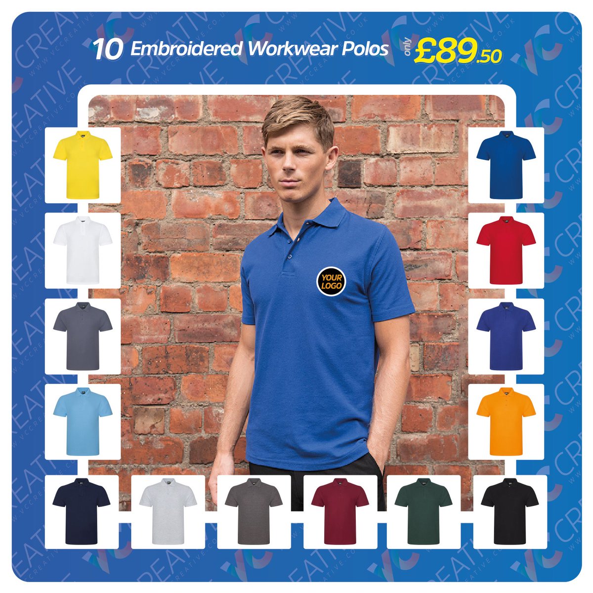 ⭐️Limited Time – Polo Special Offer ⭐️

10 x Pro RTX Polos with full colour logo embroidery 👕

▪️ FREE logo setup (no hidden charges)

▪️ Available in 13 different colours

Order online at vccreative.co.uk