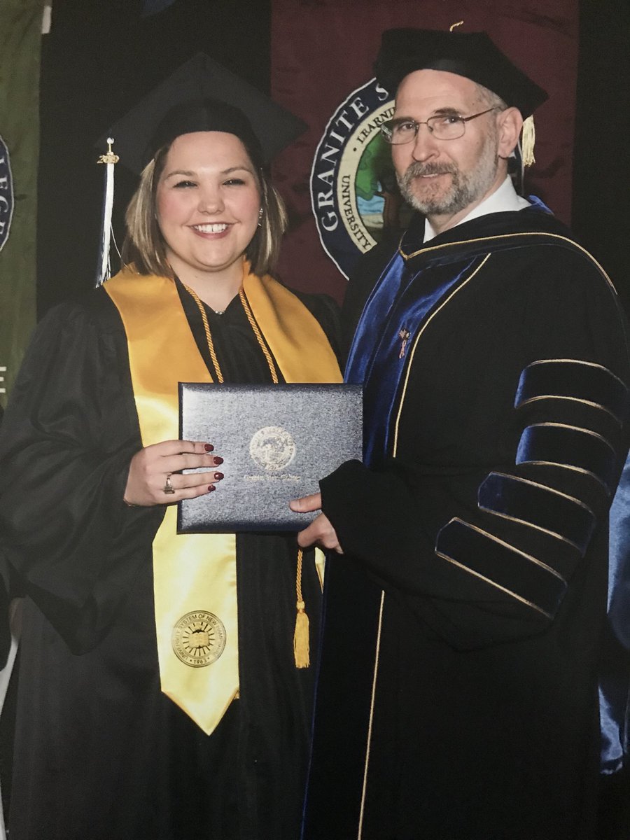 MackenzieM4NH's tweet photo. Graduation Pictures came in the mail today!
Cant believe my time as Student Rep on the USNH Board of Trustees is coming to an end 😭
#GraniteGrad #StillcantbelieveImdoneUndergrad
#GraniteStateCollege https://t.co/bUTymU5AhR