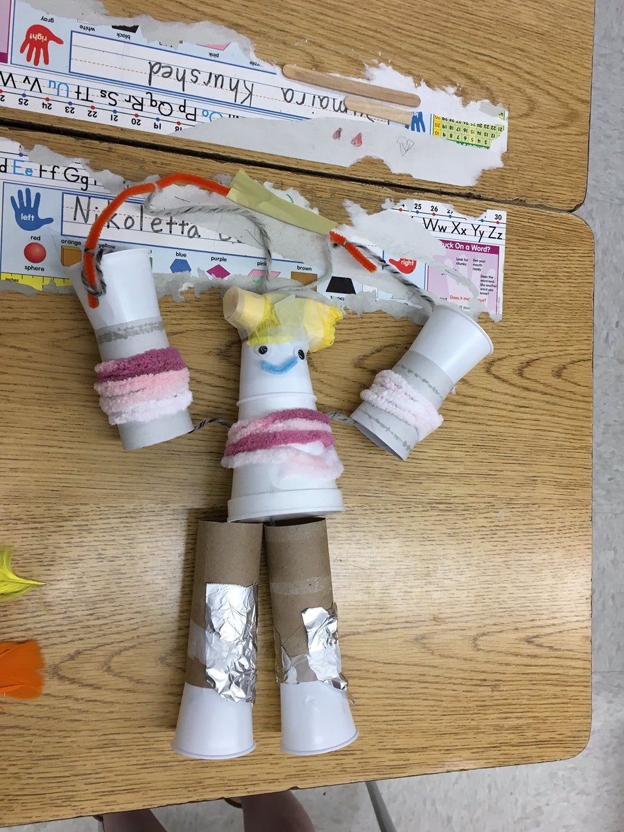Mrs_RBurke's tweet photo. The students had so much fun making and decorating puppets today! They found this craft in a book and have been asking if we could make them for about a month. What a great way to spend our last full afternoon together before the half days. #BFRocks @JayBilly2 https://t.co/LKAf2acNY6
