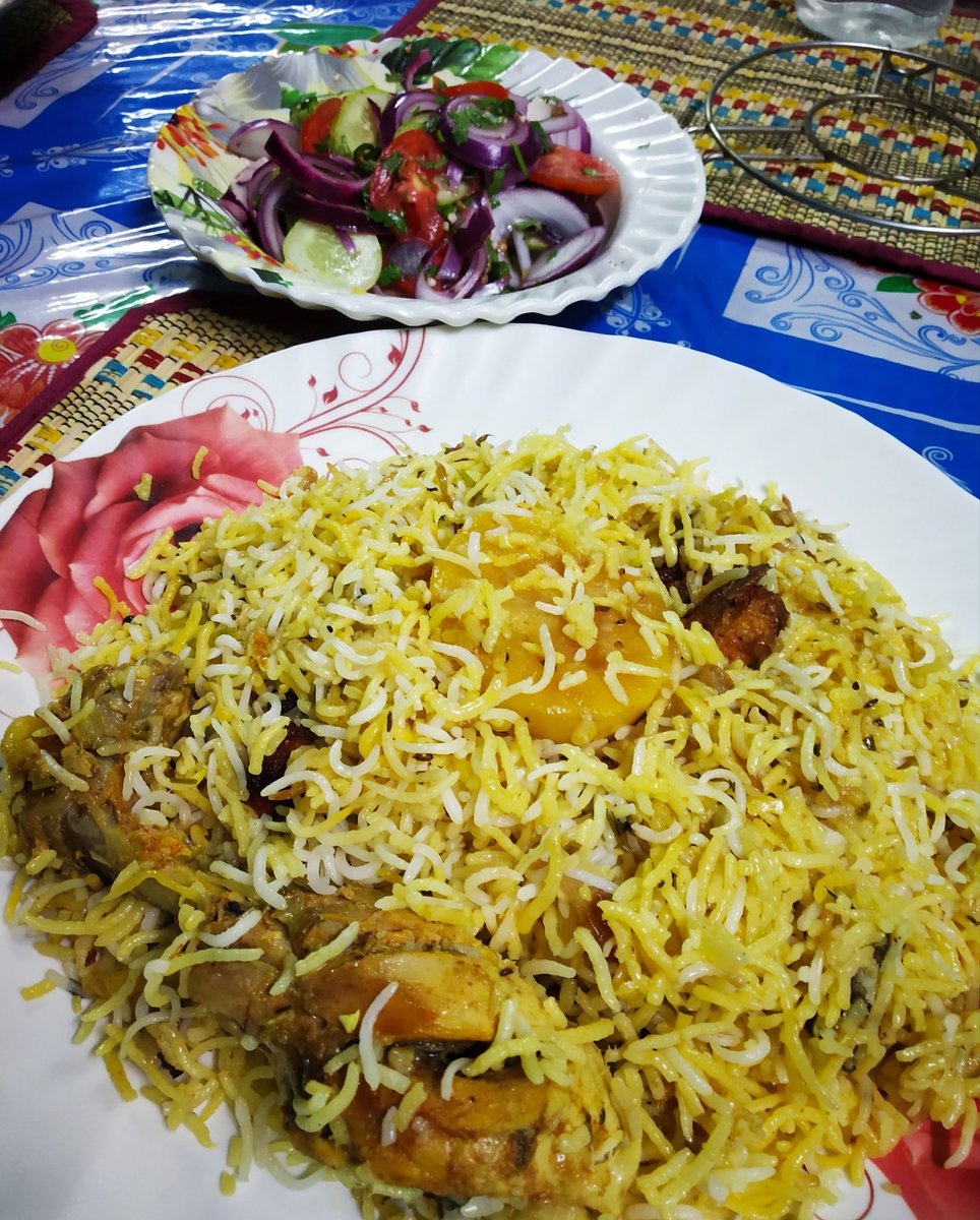 93. Chicken Hyderabadi Biriyani (Added Potato on Request of the Family Members)