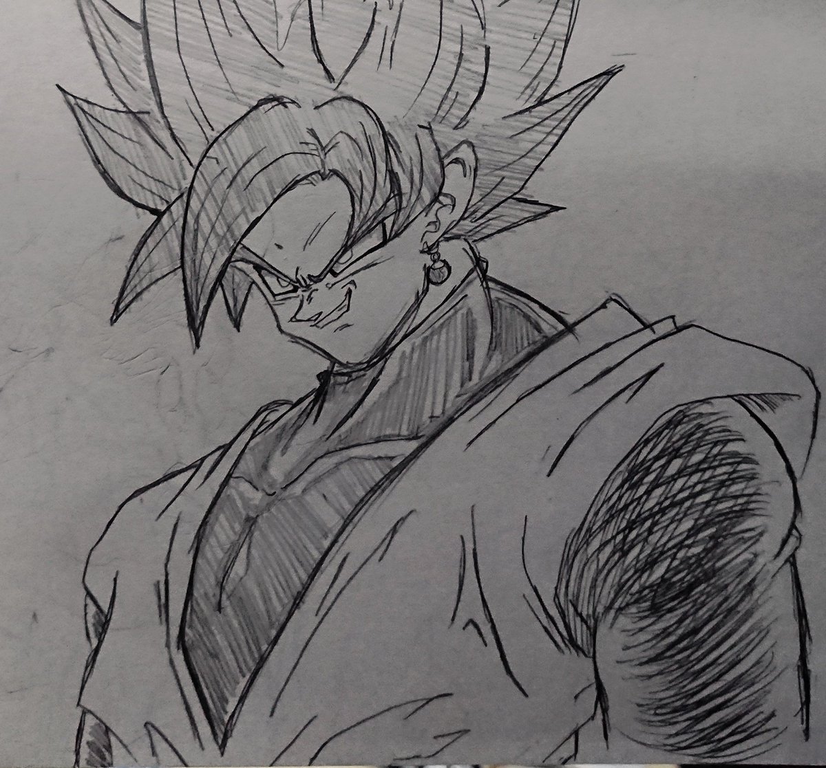 やはりブラックは描いてて楽しいですね✨ 