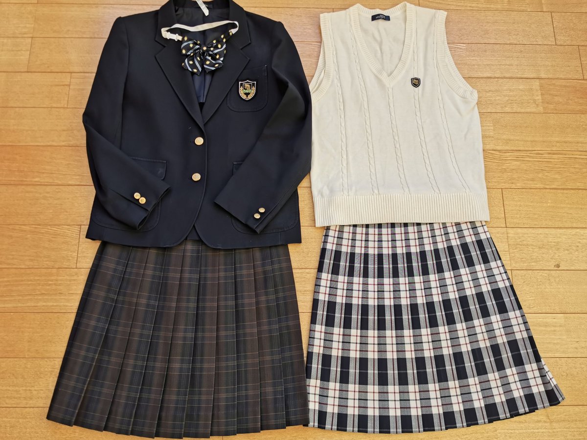 未使用 豊島学院高校 女子用制服 ピーコートL-