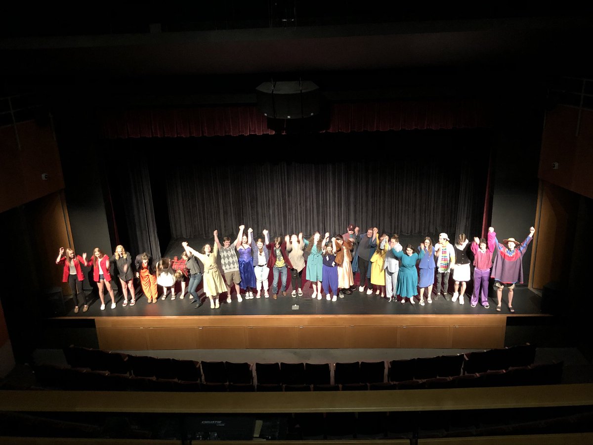 Awesome performance of Charlie and the Chocolate Factory by my grade 10 class today! They really put so much work into making this show come together in such a short time. I’m very proud of each and every one of them! #thelakerway