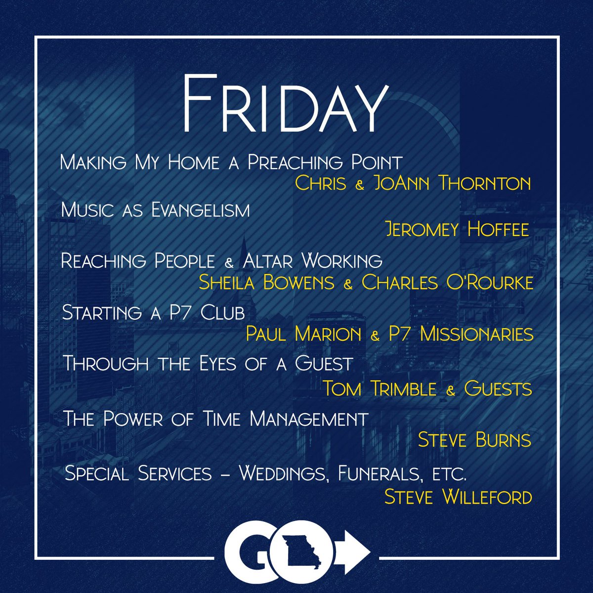 You don't want to miss our Growth Electives on Thursday and Friday, July 18 &amp; 19 at Missouri Conference 2019. #moconference19