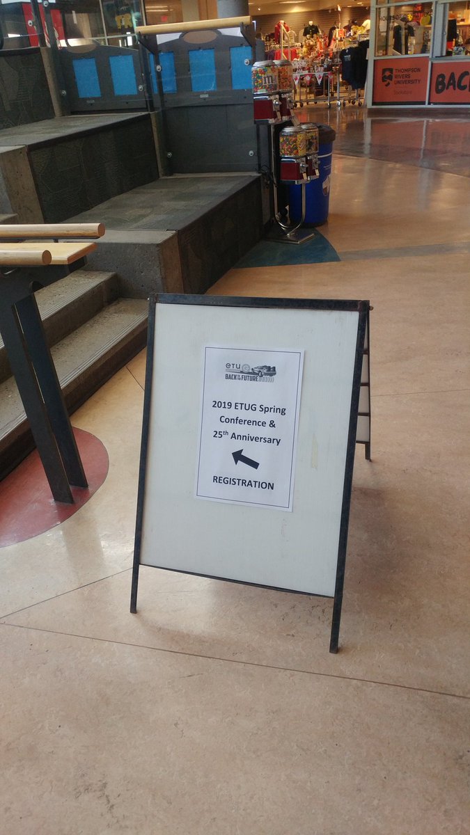 etug's tweet image. Wayfinding signage popping up around TRU #etug