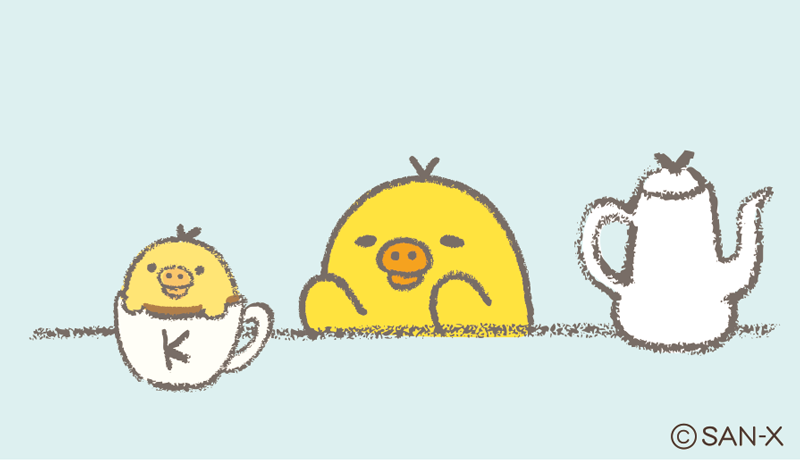 🐤0がつく日はキイロイトリの日🐤 おいしくて可愛いカフェラテを いれ