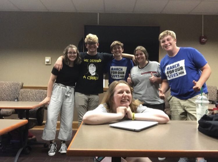 We had an amazing time w @Linneaa24 and <a href="/MFOL_LakeCounty/">March For Our Lives - Lake County, IN</a> today! Bringing together youth across the state to enact change together!