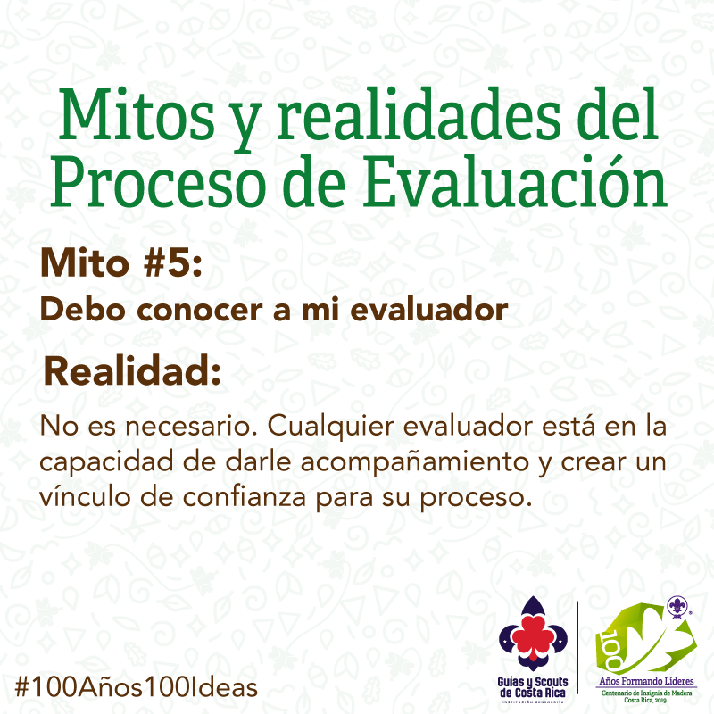 ¡USTED ELIGE! 👈👈

Su evaluador es quien acompañará su proceso ¡Inicie el camino que lo llevará a su Insignia de Madera!

#100Años100Ideas #SiempreListos
