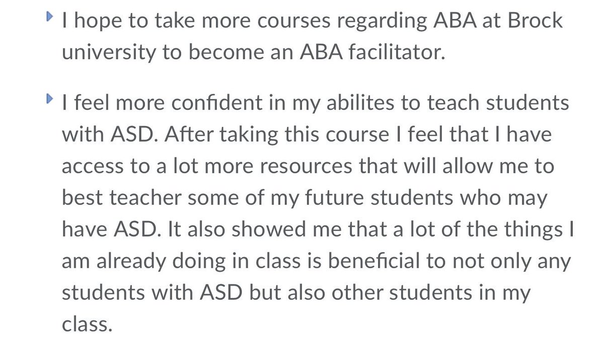SpecEd_Lindsay's tweet photo. With only 2 days left of the Spring session I sit here with a smile ๐ as I read some of the feedback candidates have shared about the course. Practical, useful and hands-on learning right here! ๐๐ผ๐๐ผ๐๐ผ @aroso_ms @etfoaq #ASDaq #ETFO https://t.co/MjHby22u6u